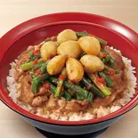 ダブルニンニク牛カルビ焼肉丼 Grilled Beef Galbi Rice Bowl w/ Garlic Boost(すき家 福岡舞鶴店)