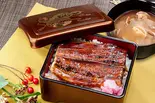 【お得】香ばしうな重(半尾)＆選べる味噌汁セット [regular]Broiled eel box(half fish)＆miso soup（鰻丼・鰻重 三代目浅井）