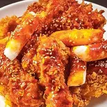 ヤンニョムチキン(ピリ辛)300g（居心地酒場ひみつきち）