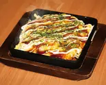 沖縄オムキャベ 豚バラ入り（濱焼魚萬 おもろまち駅前店）