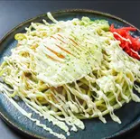 醤油ネギマヨそば（お好み焼き居酒屋 のすえもん 今池店）