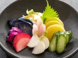 お新香盛り合わせ(四季旬彩 料理人が魅せる神田和食店 桃源郷)