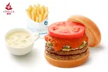 【+60円ドリンクセット】スパイシーダブルモスバーガー(モスバーガー 薬院店)