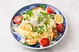 しらすとズッキーニのレモンパスタ 〜アーモンドがけ〜（イジョコタス）