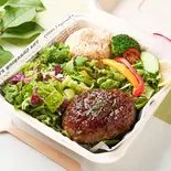 人気NO.2 特製和風ダレ 牛100%ハンバーグ Japanese style sauce Hamburger(ヘルシー&グリル マドズ 三軒茶屋店)