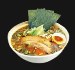 コク辛豚骨麺（えび豚骨拉麺真面目 押上店）