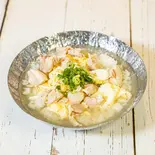【名物】鶏雑炊（ぞうすいマニア〜鶏キング〜大正店）