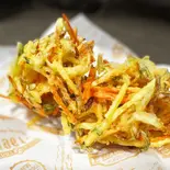 野菜かき揚げ(2つ) Vegetable Tempura (2Pieces)（シンチャムトッポッキ 下北沢）