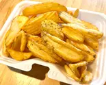 ● V字カットポテト Lサイズ 400g(【大盛ご飯300g無料】のり弁大好き わんぱく弁当)