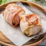 ベーコン巻きおにぎり(2個セット)(カミナリカフェ)