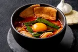 豚バラチゲうどん（韓国カルビ丼とスンドゥブ 洞山 西新店）
