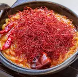 爆辛マグマ味噌煮込みうどん(芝その更科)