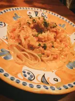 ウニのトマトクリーム パスタ(トラットリア アズーリ 神楽坂店)