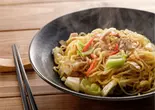 えび塩そば 麺大盛 2麺使用（麺ダブルが無料 →大盛太麺塩焼きそば 太陽と海）