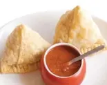 挽き肉のサモサ KEEMA SAMOSA（インド料理 ニューデリ）