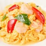 海老と卵炒め (鸡蛋炒虾仁)Stir-Fried Shrimp and Egg(チャイナ厨房 亀戸駅前店)