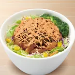 高菜明太マヨ牛丼ライト Low CarbGyudon with Mustard Leaf & Mentai Mayo-Flavor Sauce（すき家 中村黄金通店）