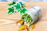 【美肌効果】サーモンクリーミーサラダブリトー 【Beautiful Skin Effect】 Salmon Creamy Salad Burrito（チョップドサラダ専門店 フィットグリーン 恵比寿 Chopped Salad FitGreen Ebisu）