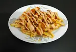チキンティッカフライドポテト CHICKEN TIKKA FRIES（インド料理 ケバブ ＆ ビリヤニ ハウス Indian Restaurant Kebab ＆ Biryani house）