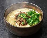 【白湯】パクチー極太春雨（【櫻井・有吉THE夜会で話題】極太麻婆春雨 錦糸町店）
