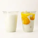 自家製ヨーグルトのマンゴーラッシー Mango Lassi（インド料理 ニューメズバーン）