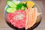 ねぎとろ＆紅ずわいカニちらし寿司（すし藤乃 津田沼）