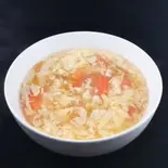 トマトたまごスープ(中華料理錦楽軒)