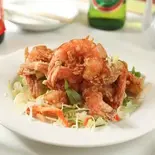 胡椒と塩味のエビ揚げ Black Pepper and Salt Fried Shrimp(中華 芳園)