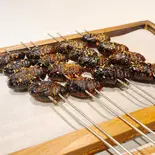 カイコ焼き(2本セット)（串門‐創作中国料理）