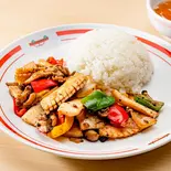 イカ豆豉炒めライス(洋洋冰室 吉祥寺店)