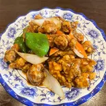 豚肉の揚げ炒め(溜肉段)（中華料理 無限鴨）