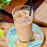 アイス有機豆乳カフェオレ（ヘルシー＆パワーサラダ サラダ大学 住吉校）