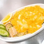 焼き飯海鮮タイ風チャーハンシーフード+スクランプエッグข้าวผัดทะเล+ไข่ข้น(PINTO)