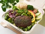 牛100% ハンバーグステーキ Hamburger Steak(ヘルシー&グリル マドズ 総本店)