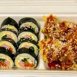 ベビーチキン弁当(ヤンニョムソース付き)（スパイスHUB 三鷹南口店）