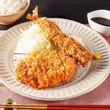 大海老フライとやわらかチキンカツ弁当(タル1)（揚げたてかつ TAKUMI 大橋店）