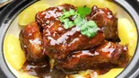 スペアリブの黑酢あんかけ(中華料理Bear割引セール50%)