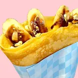 シュガバタ＆チョコナッツバナナ（クレープ パル）