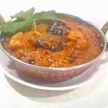 チキン茄子カレー Chicken eggplant curry(INDIAN DINING CAFE SAFFRON)