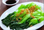 ちんげんさいとニンニク炒め( Cải Thìa Xào Tỏi)（ベトナム料理モク屋木場店）