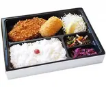 カニクリームコロッケ＆ロースかつ弁当（とんかつ マ・メゾン東桜店）