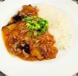 麻婆茄子丼（中華料理 金星）