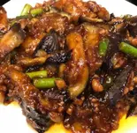 なす味噌炒め（中華料理 金星）