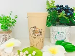 ナタデココ紅茶ミルクティー Nata de coco black milk tea 椰果红茶奶茶(悦茶 JOYTEA 湊川店)