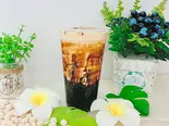 沖縄黒糖タピオカミルクティー Okinawan brown sugar tapioca milk tea 黑糖脏脏鲜奶茶(悦茶 JOYTEA 湊川店)