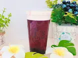 塩チーズクリームブルーベリー Salted cheese cream blueberry 芝士奶盖蓝莓果汁(悦茶 JOYTEA 湊川店)