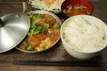 豚カツ煮定食（市場食堂）