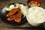 アジフライ定食（市場食堂）