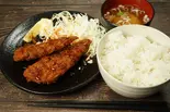 ササミしそフライ定食（市場食堂）