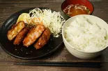 ハムコロッケ定食（市場食堂）